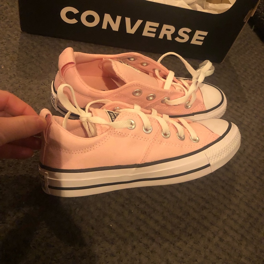 Brand new converse baby pink